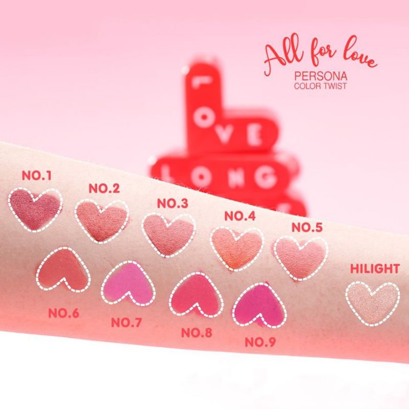 Purpose Durable MISTINE ALL LOVE Perzona Makeup Twist PERSONA 01 02 04 06 08 Have Reliable - Image 4