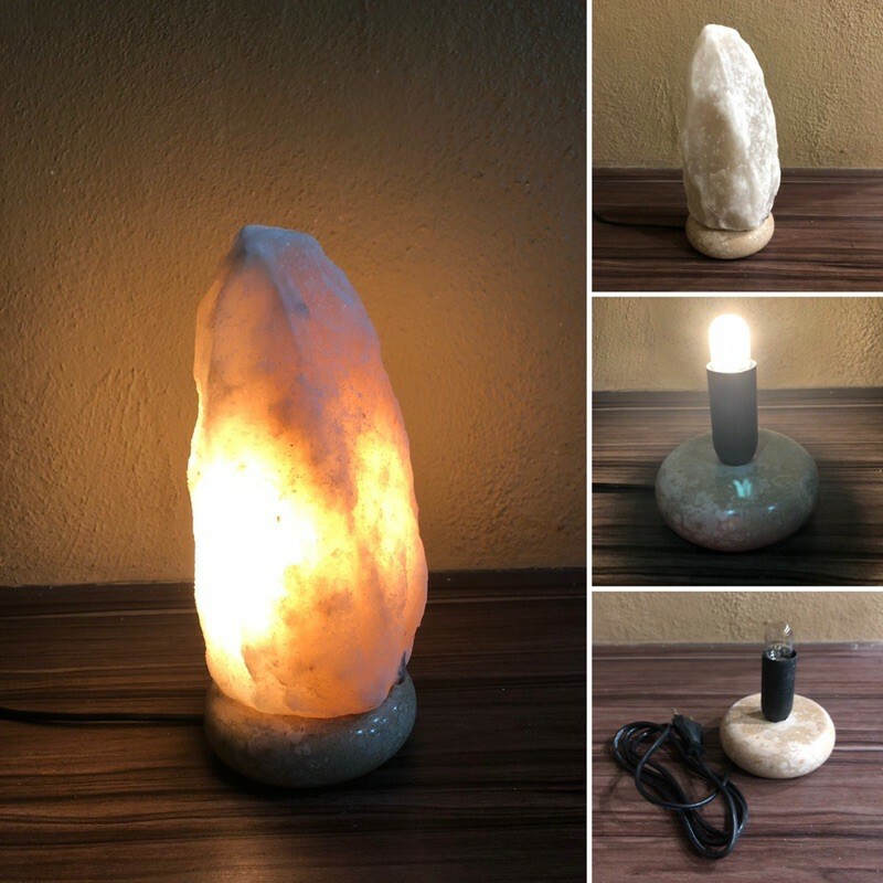 Lampu Garam Bukit (Putih) / Crystal White Himalayan Salt Lamp (34kg) Shopee Malaysia