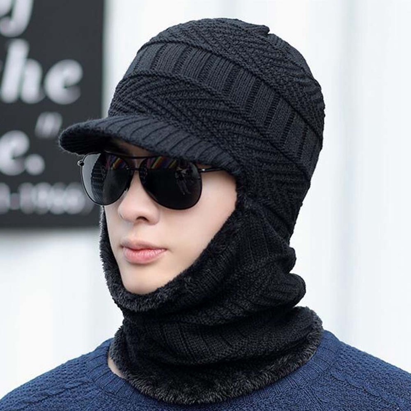 knit flap cap