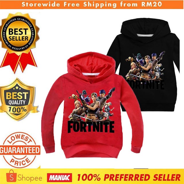 fortnite hoodie black