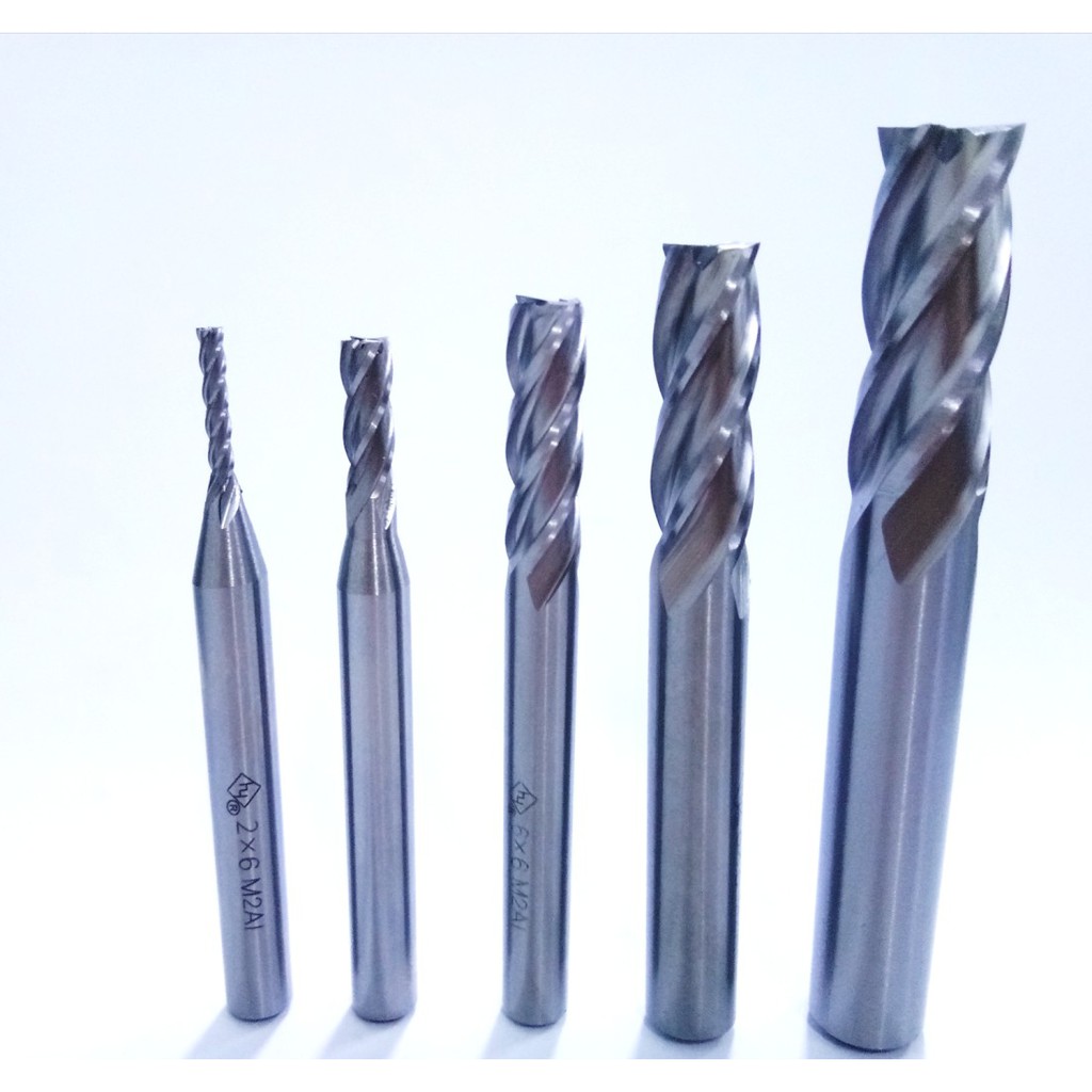 HSS ENDMILL 4 FLUTE DIAMETER 2 / 3 / 4 / 5 / 6 / 7 / 8 / 9 / 10