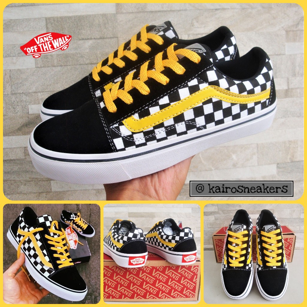 vans chess shoes
