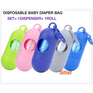 portable baby poop plastic bags