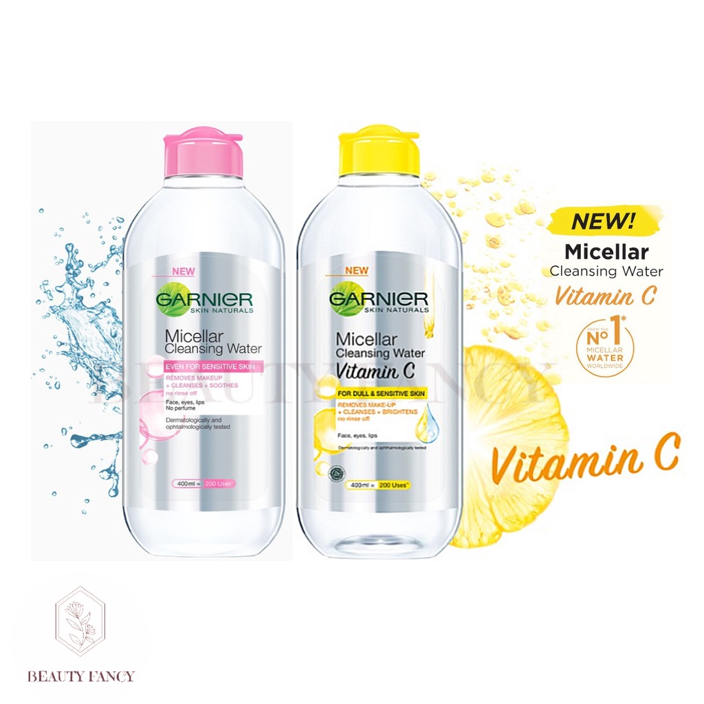 Garnier Micellar Cleansing Water Remover Sensitive Skin for Everyday Make Up/Brightening (Vitamin C) 50ml/400ml | Shopee Malaysia