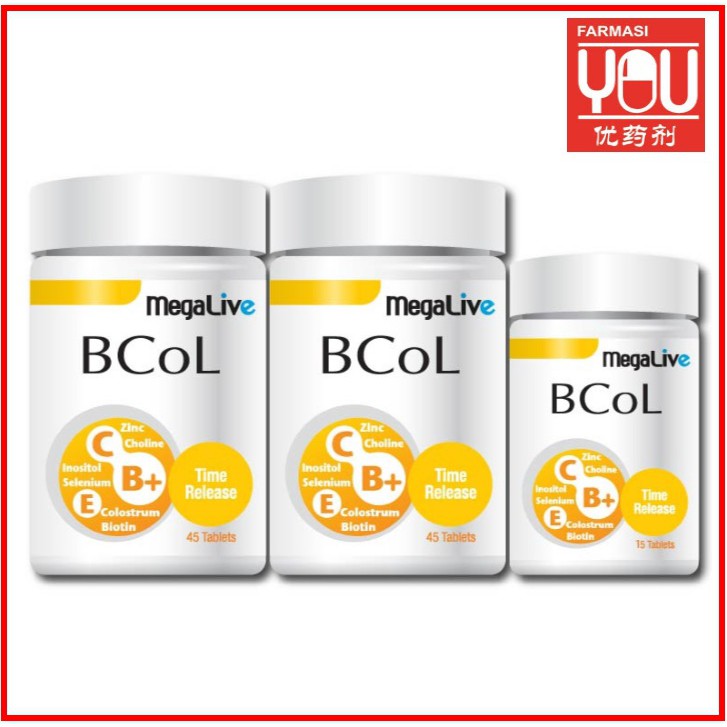 Youpharmacy Megalive Bcol 2x45 S 15 S Shopee Malaysia