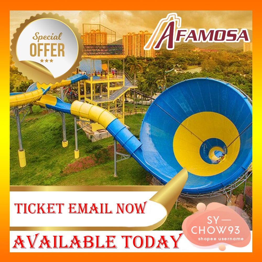 Waterpark ticket afamosa Water Park