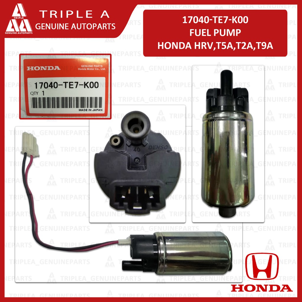 17040 Te7 K00 Fuel Pump Honda Hrv Jazz T5a Accord T2a City T9a Civic Tea