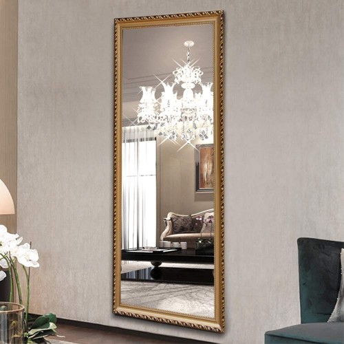 vintage gold framed mirror