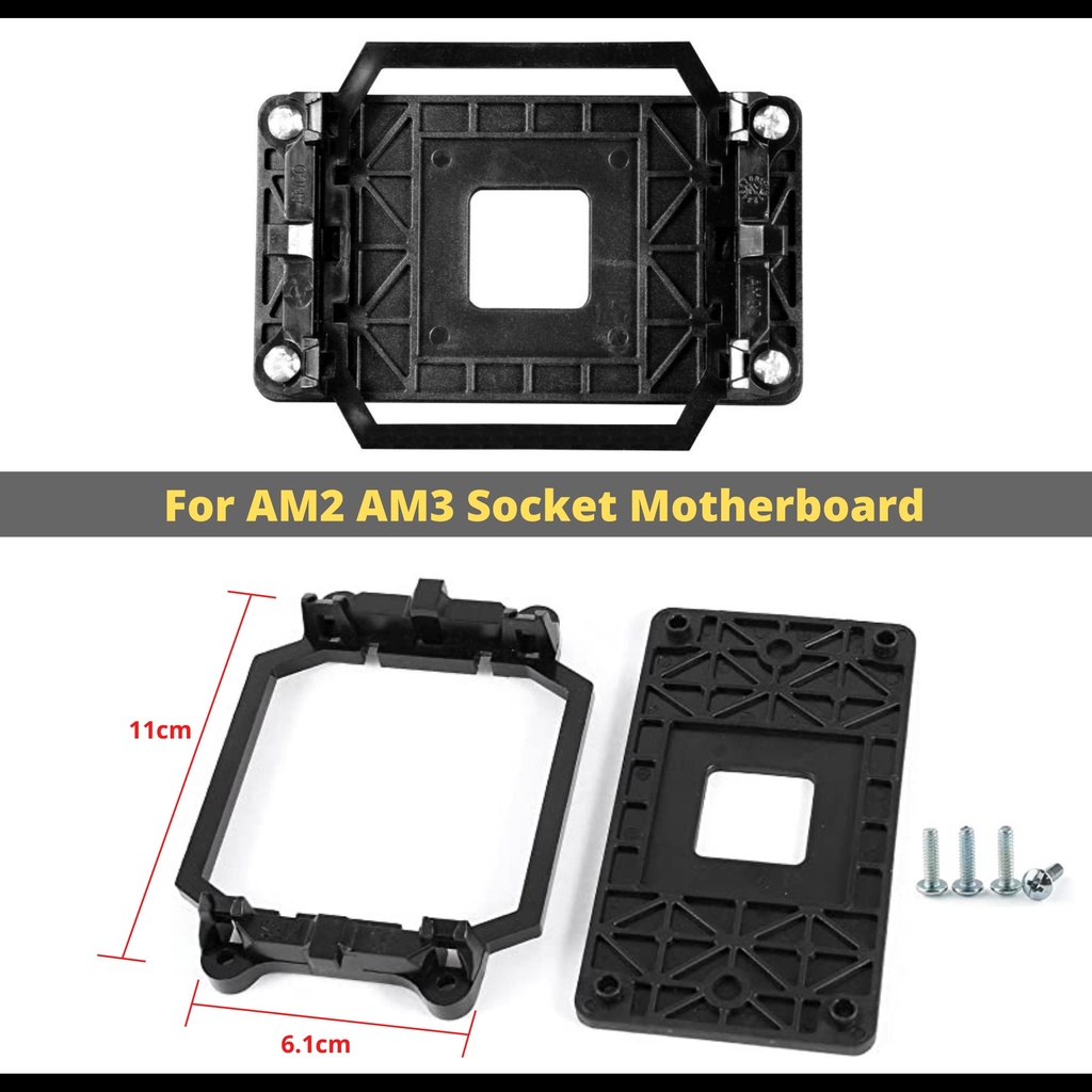 *Ready stock Mount Bracket Back Plate AMD Socket AM2 AM3 CPU Fan Cooler