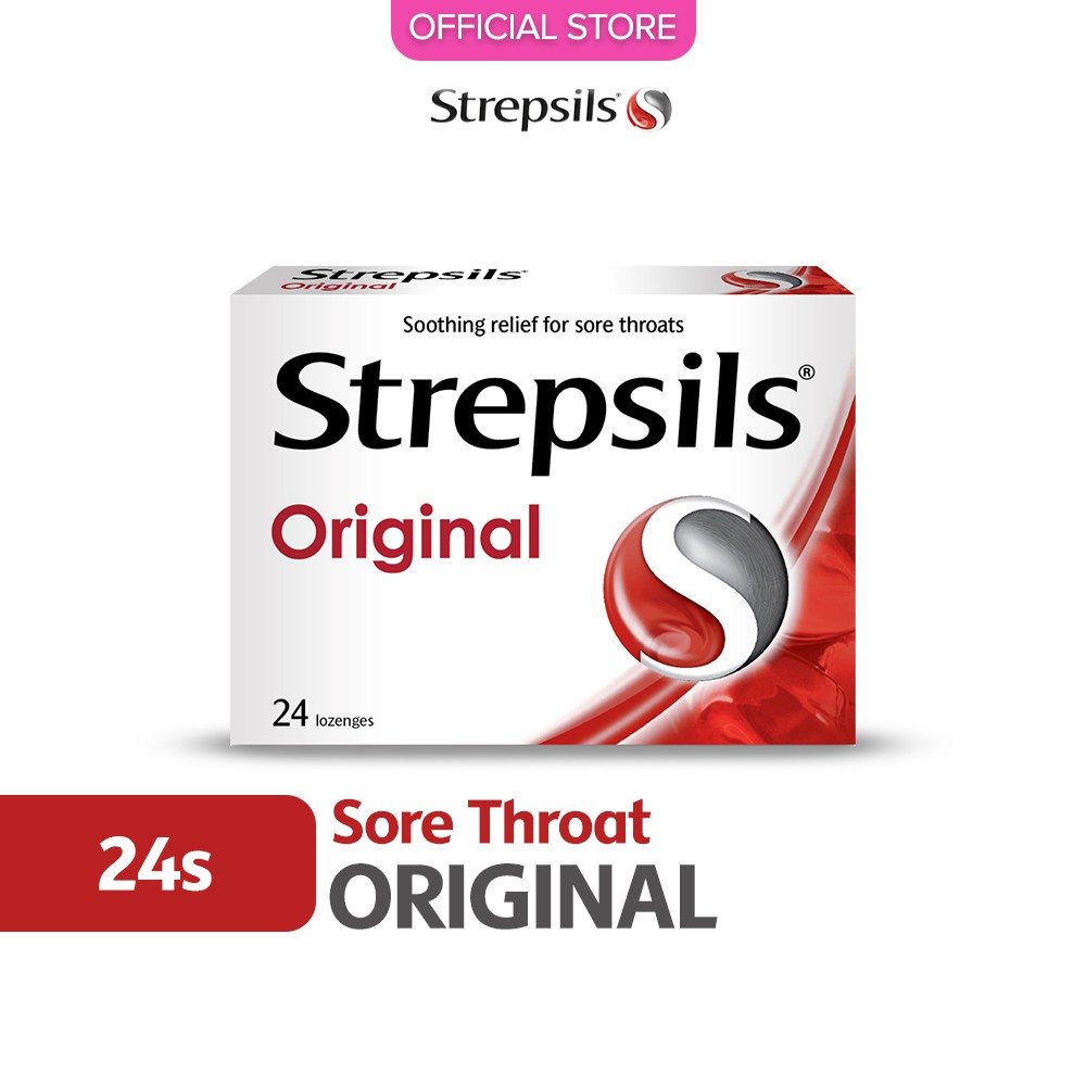 Strepsils Original Sore Throat Soothing Lozenges x24 Shopee Malaysia