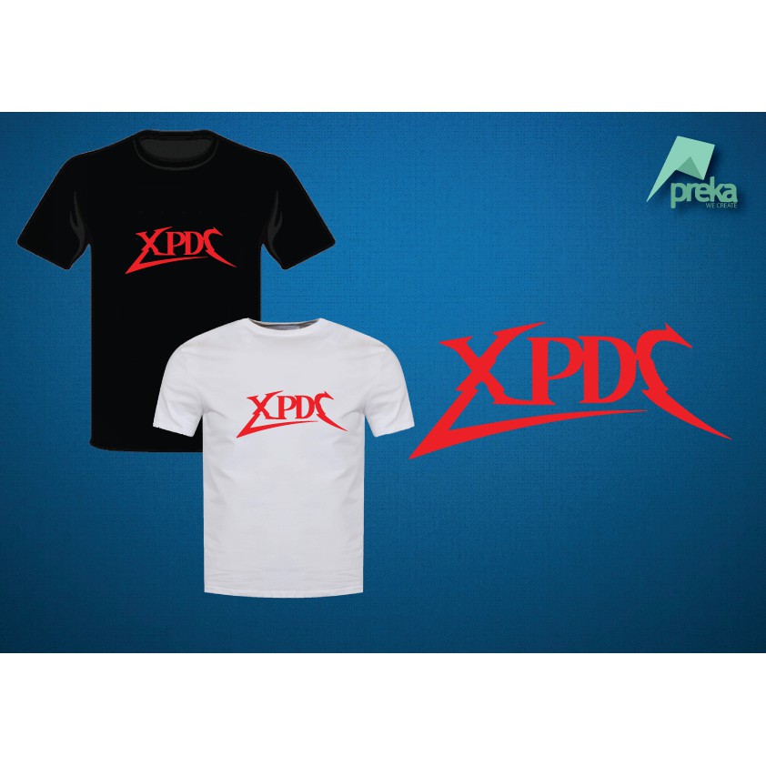 Custom Made T Shirt Xpdccc Band Design Shopee Malaysia