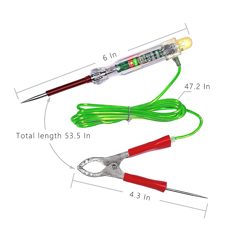 Quality Multi Automotive LED Circuit Tester 6-24V Test Light Dual Probes Premium Versatile - Image 5