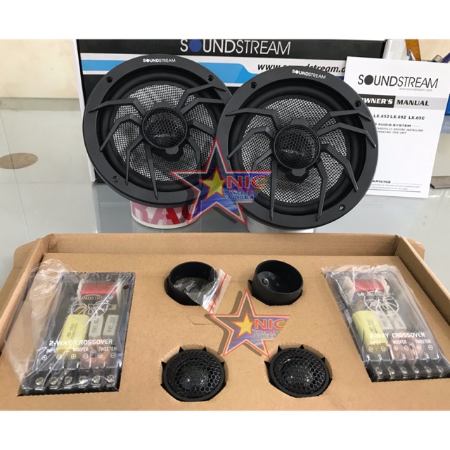 soundstream component speakers