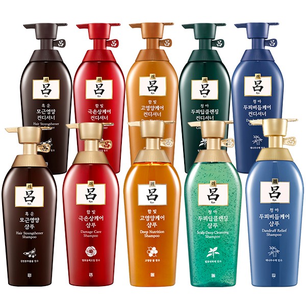 Ryo Korean No.1 Shampoo and Conditioner Series 500ml / AntiDandruff