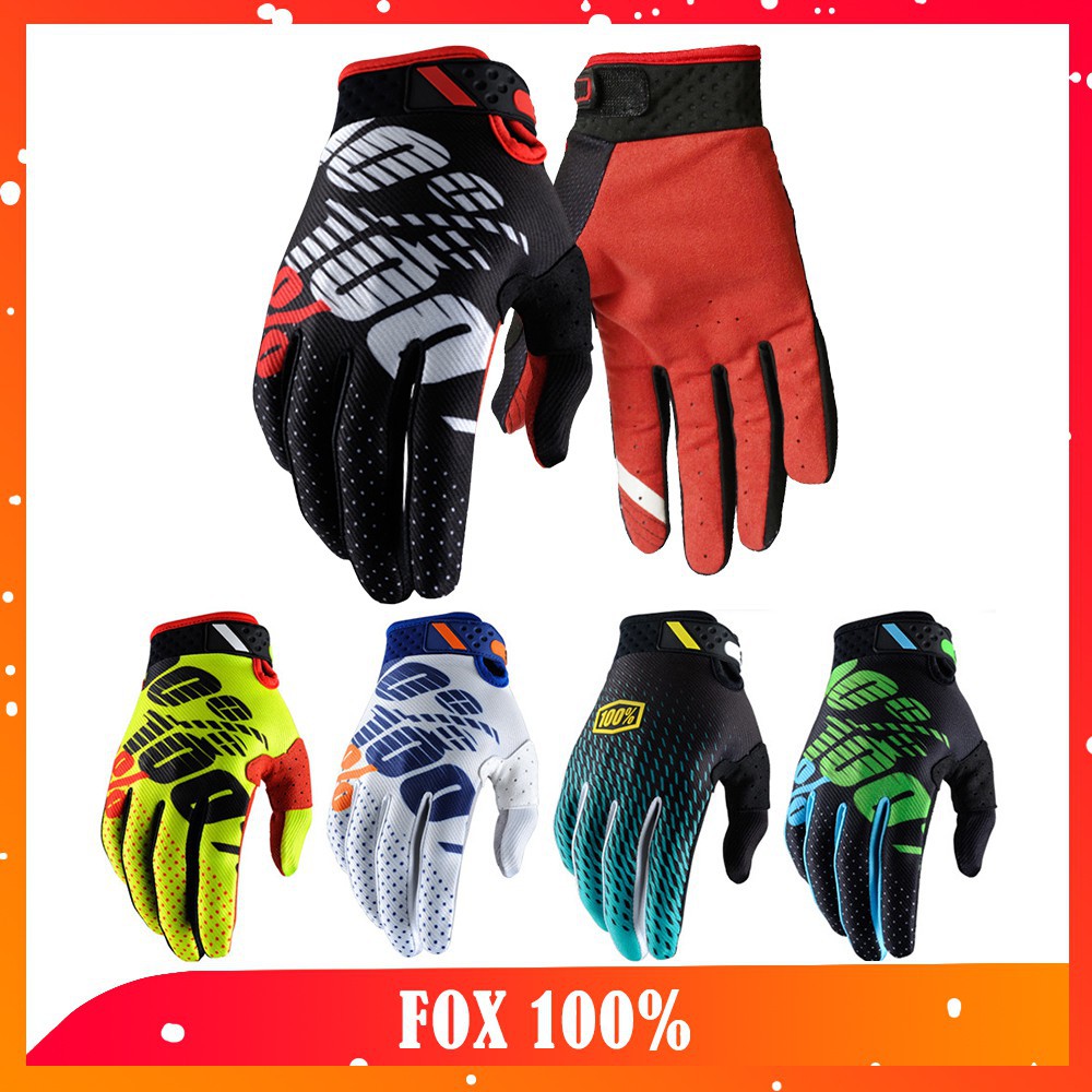 100% Race Gloves Motocross Bike Rider Protective Gloves for Men and Women