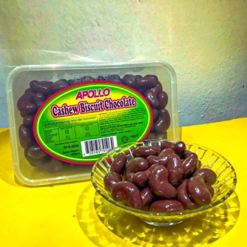 Buy Apollo Cashew Chocolate Biscuit 500 Gram Murah Extra Free Bubble Wrap Seetracker Malaysia