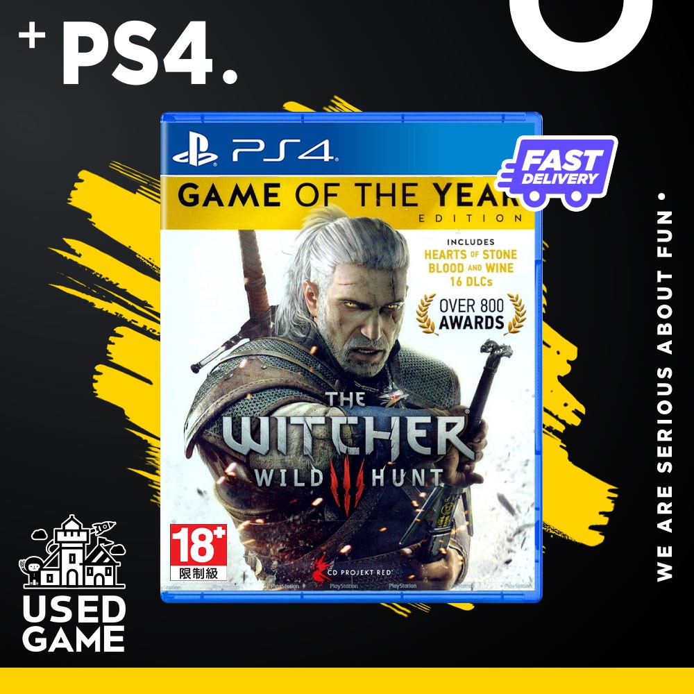 the witcher 3 game of the year edition ps4