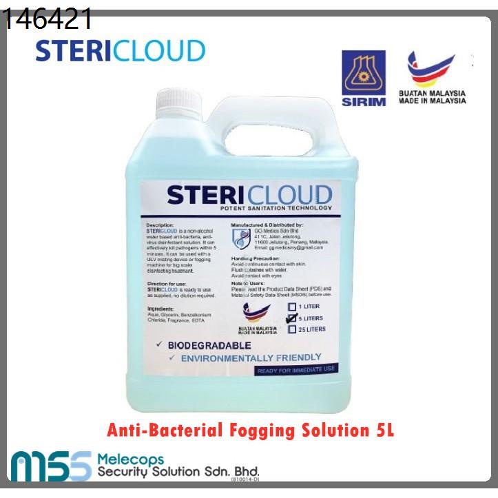 fogging machine STERICLOUD Anti Bacteria Fogging Solution 5Litre(For