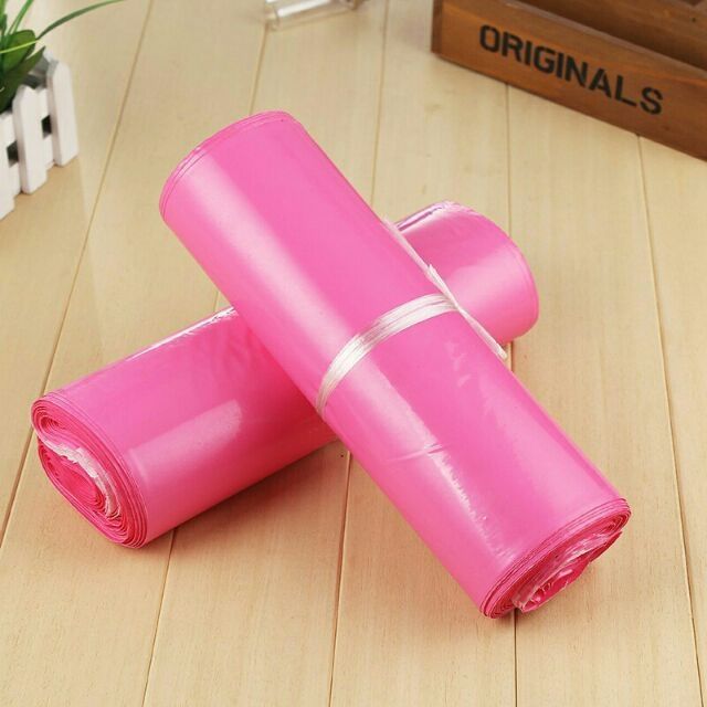 (20*30/25*35/28*42 cm /38*52cm) Pocket Pink Courier Packaging Flyer