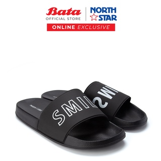 [Online Exclusive] NORTH STAR by BATA Men Black Slide Sandals - 8606009