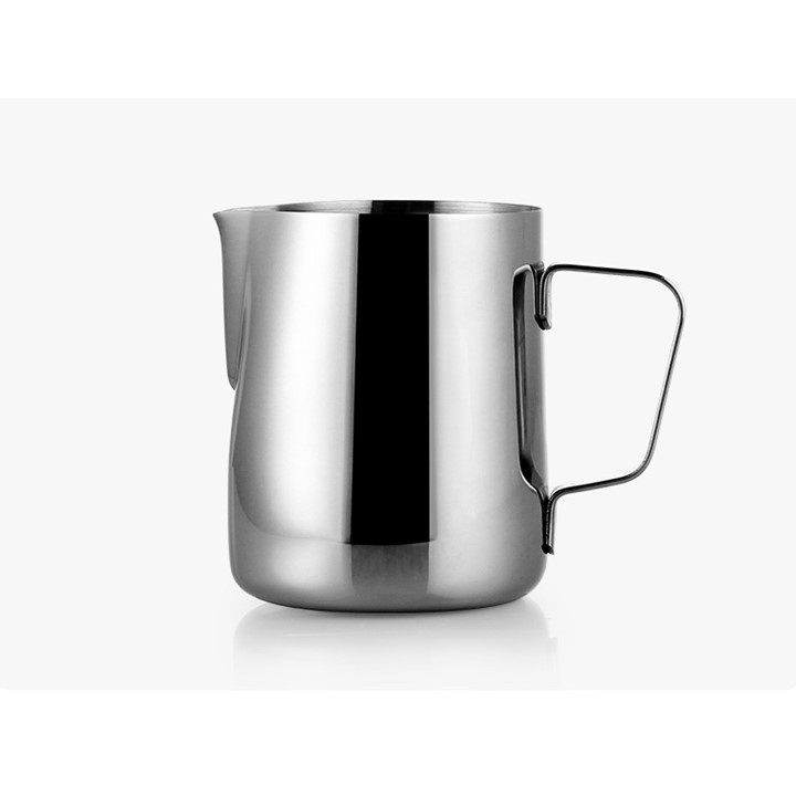 Stainless Steel Espresso Milk Frothing Pitcher 350ml, Coffee Steaming Pitcher 12oz, Milk-frothing Jug, Milk Frother