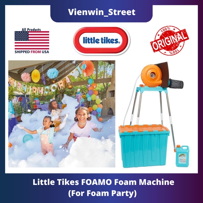 Little Tikes FOAMO Foam Machine for Foam Party | From usa, with blower, chair, foam # radio ...