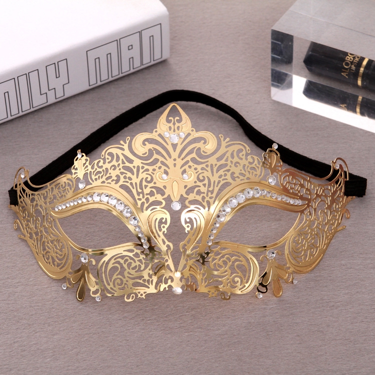 Metal Lace Mask Gold Plated Silver Plated Venice Highend Mask