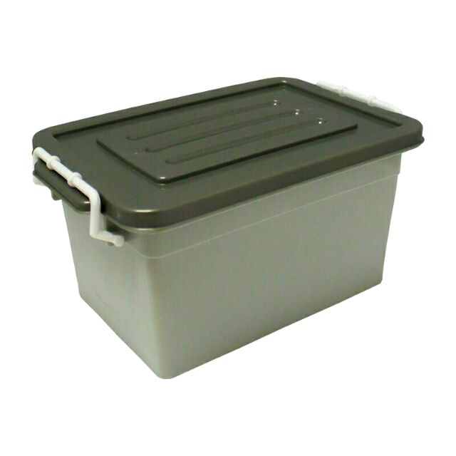 Plastic Storage Box With Lid Organizer, Plastic Storage Box With Lid And Handle