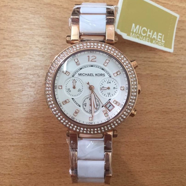 michael kors parker chronograph watch