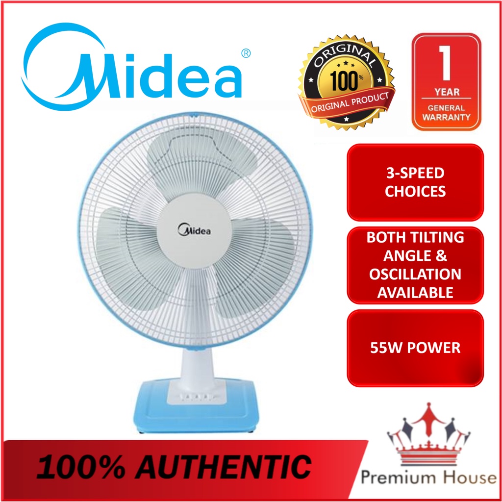 Midea Table Fan Mf 16ft15nb 16 Mf 16ft17nb Shopee Malaysia