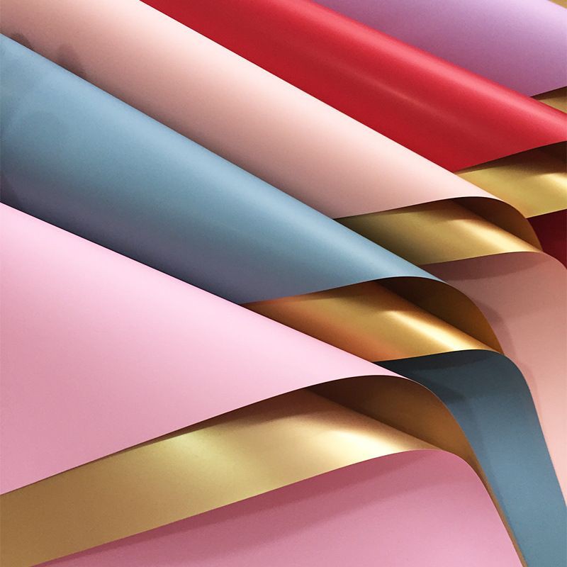 RGS Double Colour Mix With 2 Tone Gold Colour WaterProof Wrapping Paper |  Shopee Malaysia