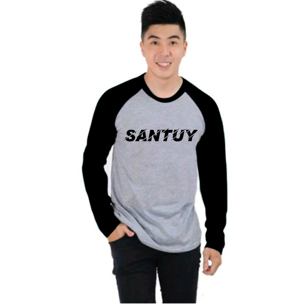 SANTUY SCREEN-PRINTED MEN'S RAGLAN T-SHIRTS \ LONG-SLEEVED MEN'S RAGLAN T-SHIRTS, MEN'S TOPS