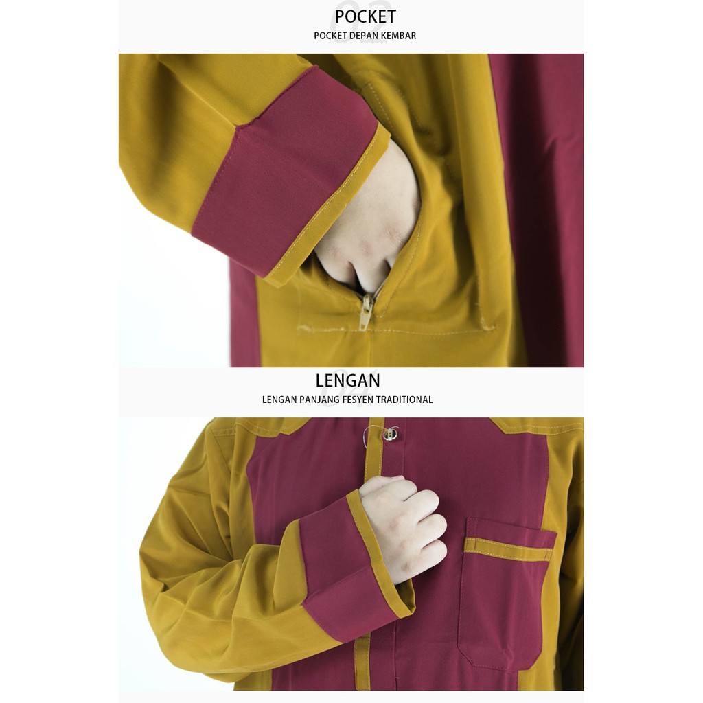 CY 367B JUBAH PANJANG KURTA MUSLIMIN ISLAM BUDAK BOYS KIDS / Jubah 