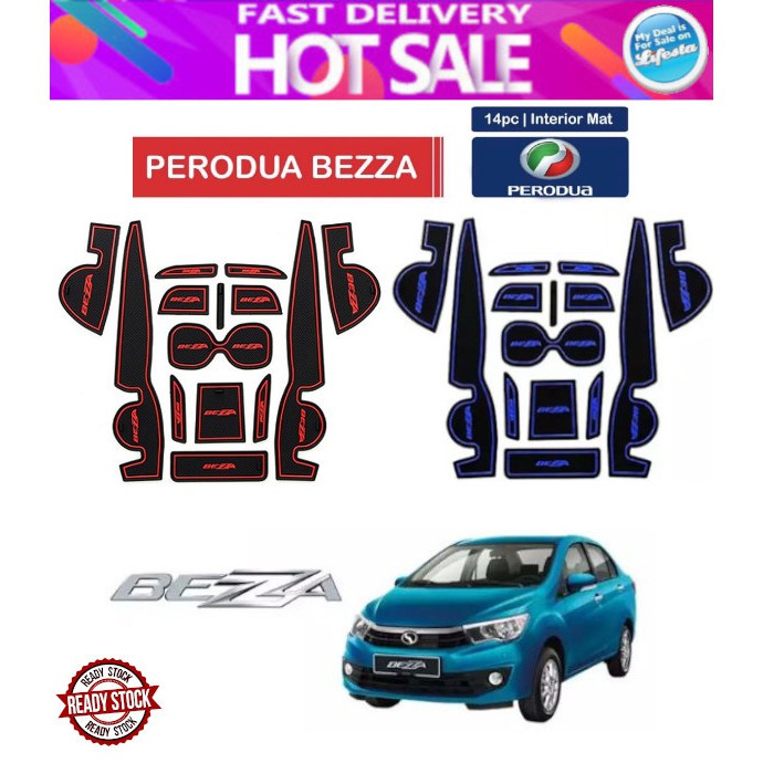 Lifesta Perodua Bezza 2017-2019 Interior Car Door Groove Pad Prevent ...