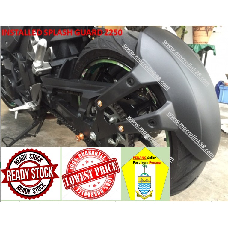 fz 250 rear mudguard price