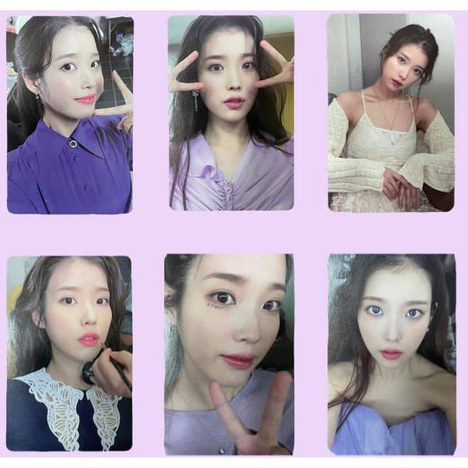 [unsealed] Iu 'lilac' Photocard Poster 5th Album Loose Items Photo Card 