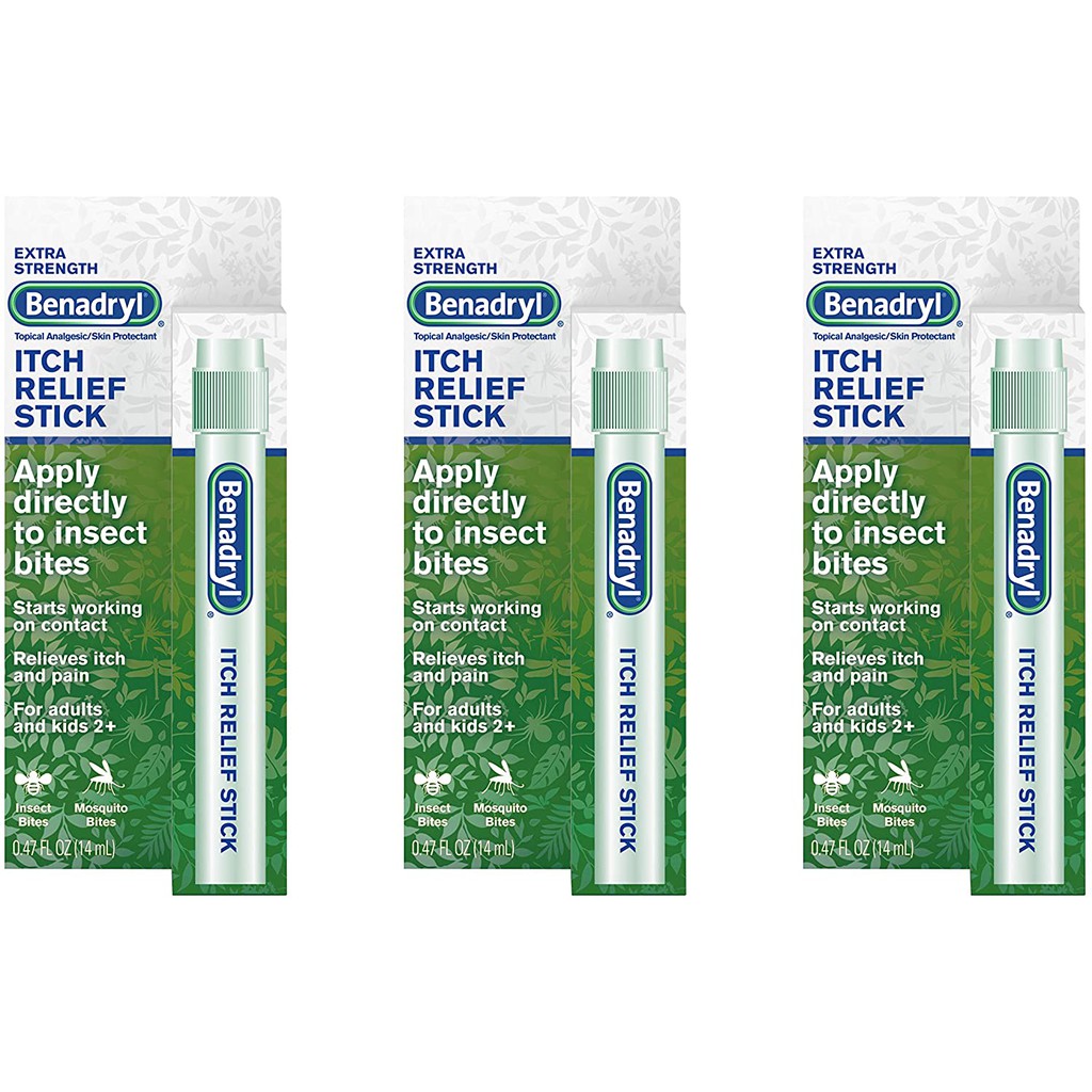 Benadryl Extra Strength Itch Relief Stick, Diphenhydramine HCL Topical