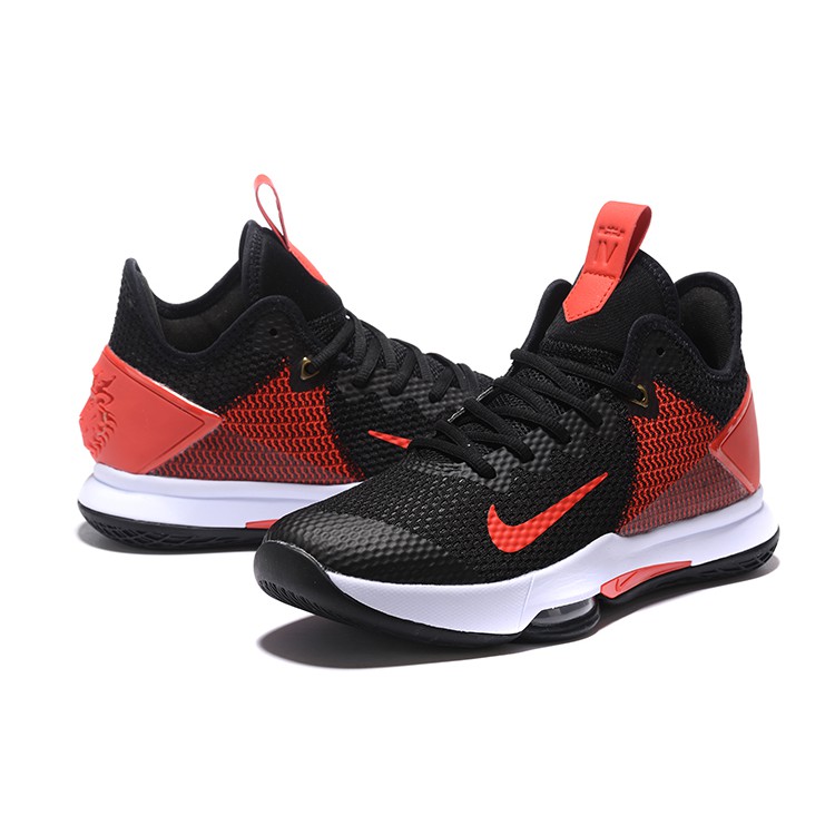 Nike Lebron Witness IV 4 EP Men Basketball Shoes Black Red ...
