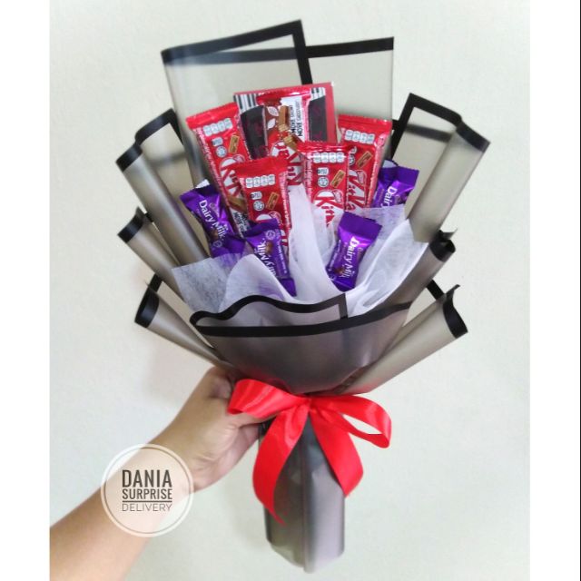 Chocolate Bouquet Murah (available postage in Sabah)