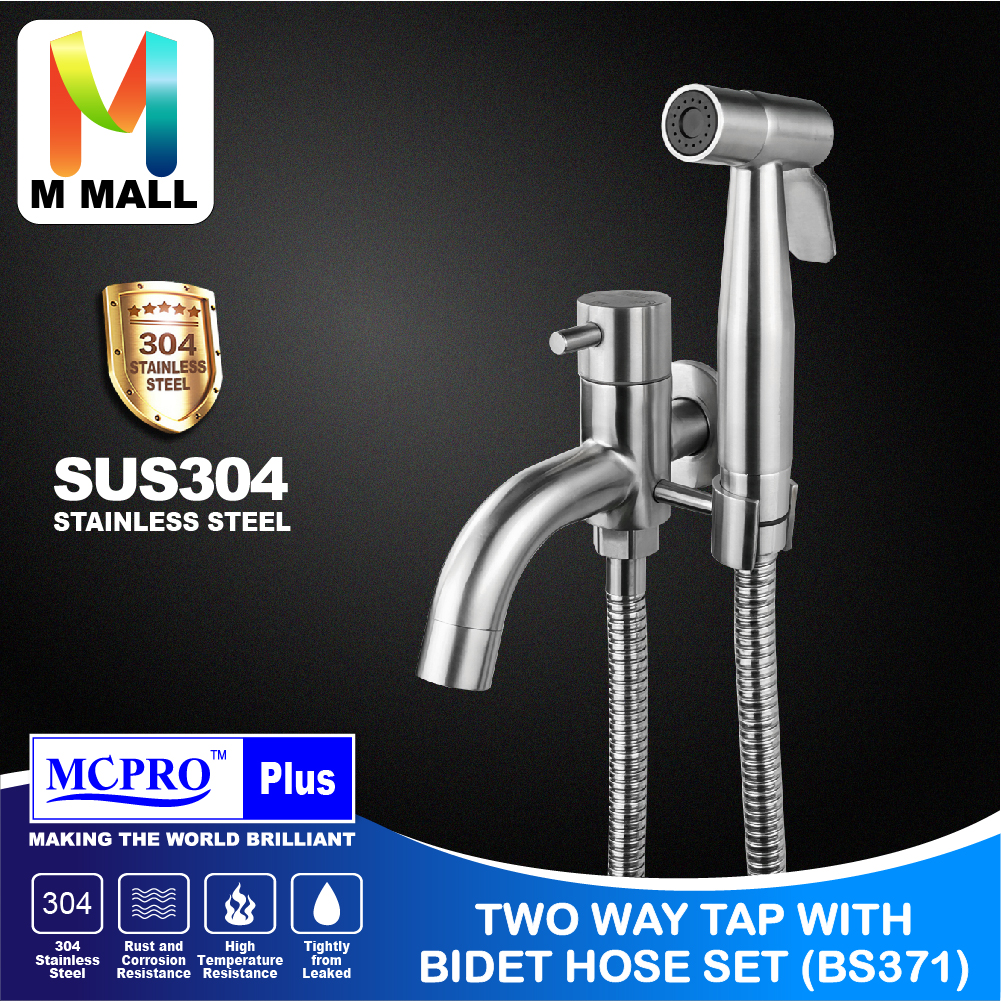 Stainless Steel MCPRO SUS304 Bathroom Faucet TWO WAY TAP bidet spray