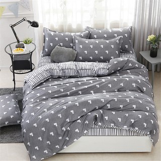 3 4pcs Duvet Cover Set Simple Color Block Check Pattern Comfy