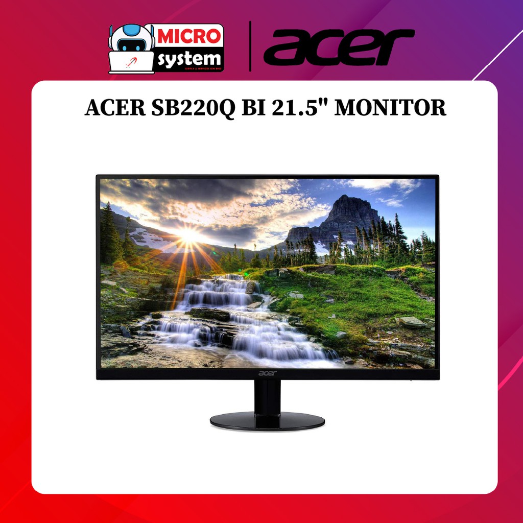 ACER SB220Q BI 21.5" MONITOR Shopee Malaysia