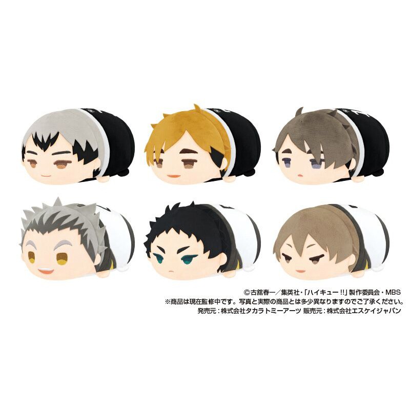 bokuto and akaashi plush