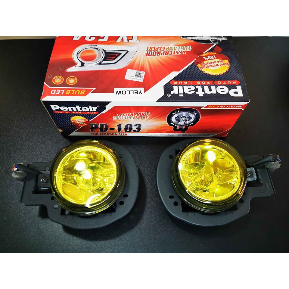 Pentair Perodua Alza 2008 2012 Fog Lamp Pd 103 2pcs