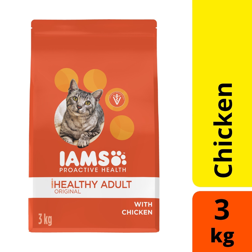 IAMS Cat Dry Food Adult Chicken 3kg Cat Food Shopee Malaysia