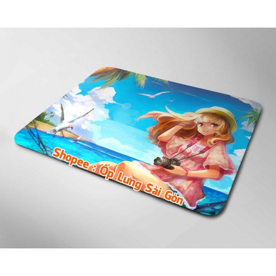 Cute game mouse pads Anime Girl Hai Europe Model (20x24 cm) Shopee