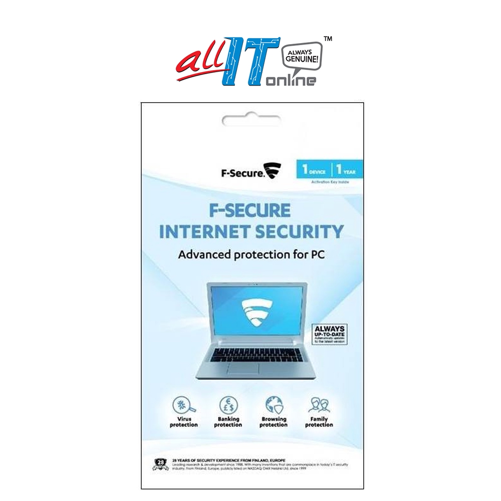 F-Secure Internet Security - 1 Device/1 Year