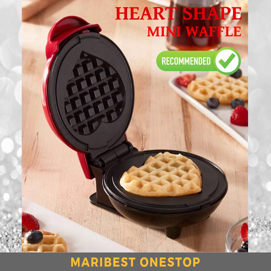 HEART SHAPE MINI WAFFLE MAKER Electric Waffles Maker Waffle Machine Mini Waffle Pot Eggette Machine mesin waffle