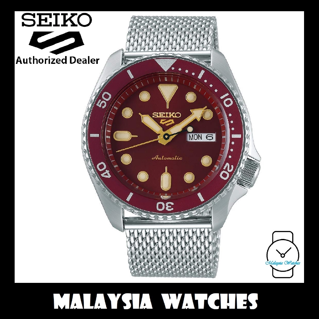 seiko 5 sports red