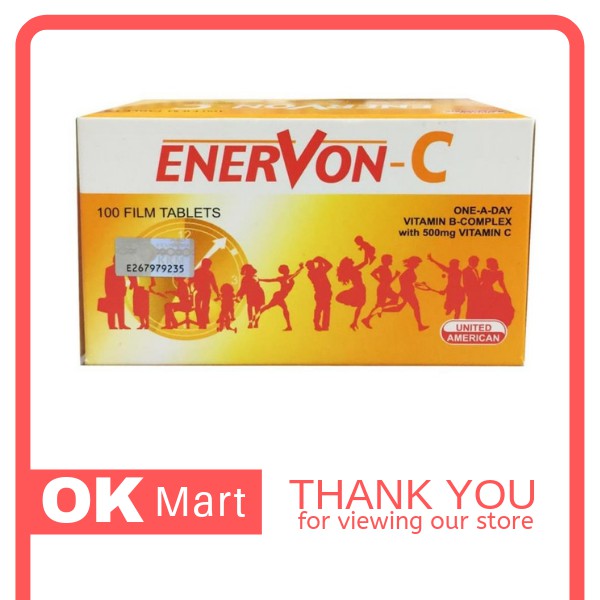 Enervon C One A Day Vitamin B Complex With 500mg Vitamin C Exp 032020